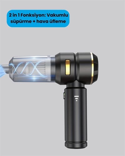 Yüksek Performanslı Araç İçi El Süpürgesi