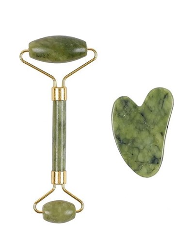 Yüz Masaj Aleti Roller ve Gua Sha 2li Set