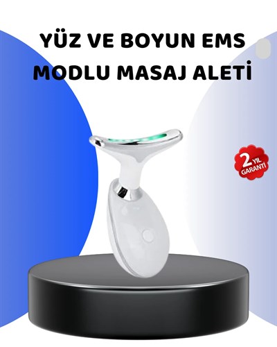 Yüz ve Boyun İçin LED Işık Terapili Bakım Cihazı