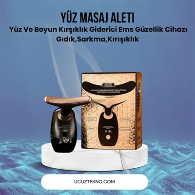 Yüz ve Boyun Masaj Aleti – Yunus Tasarım, Kırışık Görünümü Giderici