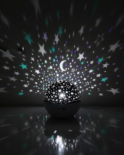 Zaman Ayarlı Fişli Yıldız Projektör Ortam Lambası