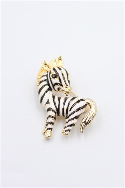 Zebra Broş - ÇOK RENKLİ