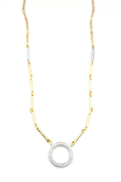 Zincirli Vip Kolye - Altın