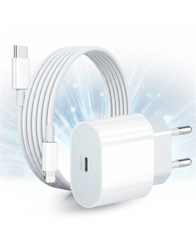 iPhone 14 13 12 Mini 11 XR XS X 20W Hızlı Şarj Adaptörü