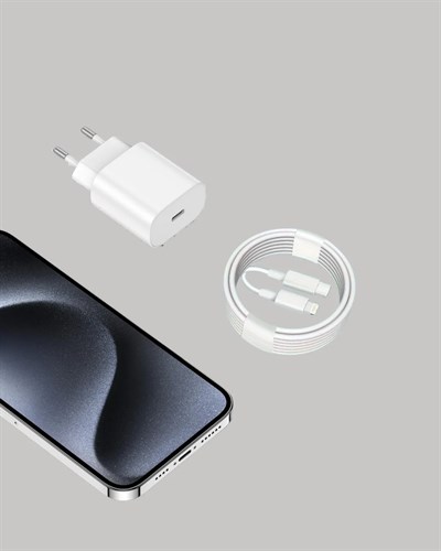 iPhone ve iPad Uyumlu 20W Güvenli USB-C Hızlı Şarj Adaptörü