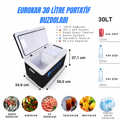 30LT PORTATİF BUZDOLAP
