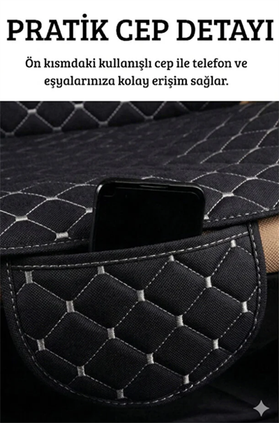  Terletmez Cepli Oto Koltuk Minder Seti Kolay Montaj Universal 7li Set 