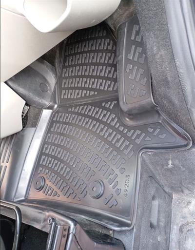 Ford Tourneo Custom 2012-2023 Uyumlu 4.5D Havuzlu Paspas | Şoför +1 Yolcu Koltuğu - Otomatik Vites