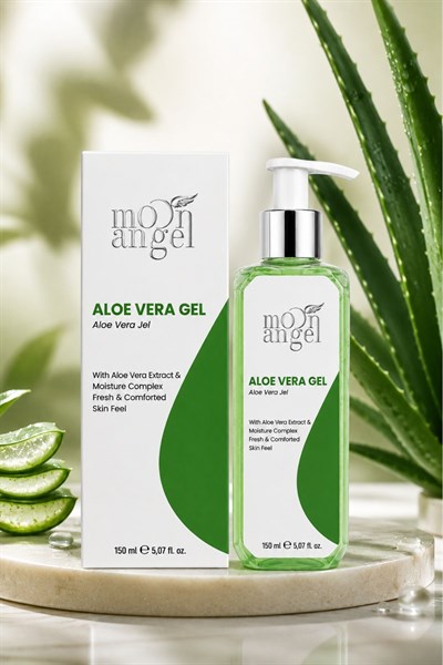 Moon Angel  Aloe Vera Jel Nemlendirici El ve Vücut (Aloe Vera+ Moisture Complex) Jeli 150 mlMoon Angel