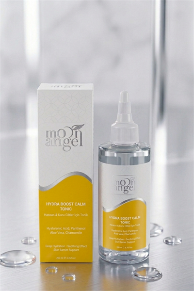 Moon Angel Hydra Boost Tonik Hassas & Kuru Ciltler İçin Nemlendirici ve Yatıştırıcı Yüz Toniği (Hyaluronic Acid & Panthenol)Moon Angel