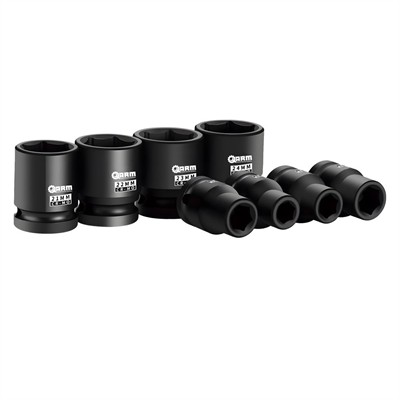 1/2″ CR-MO 6 Köşe Kısa Havalı Lokma Takımı