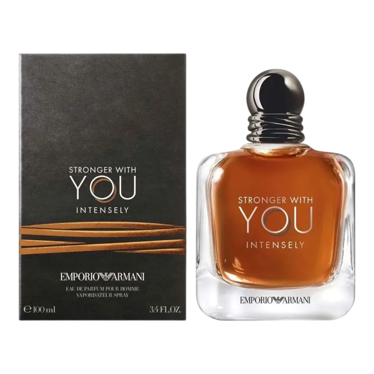 STRONGER WITH YOU INTENSELY 100ml (箱付) Emporio Armani Stronger With You Intense Edp 100Ml – Orijinal Ürün