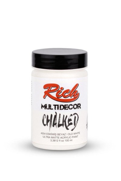MULTİ DECOR CHALKED 100 ML ESKİMİŞ BEYAZ Stok Kodu: MDC-100-03603