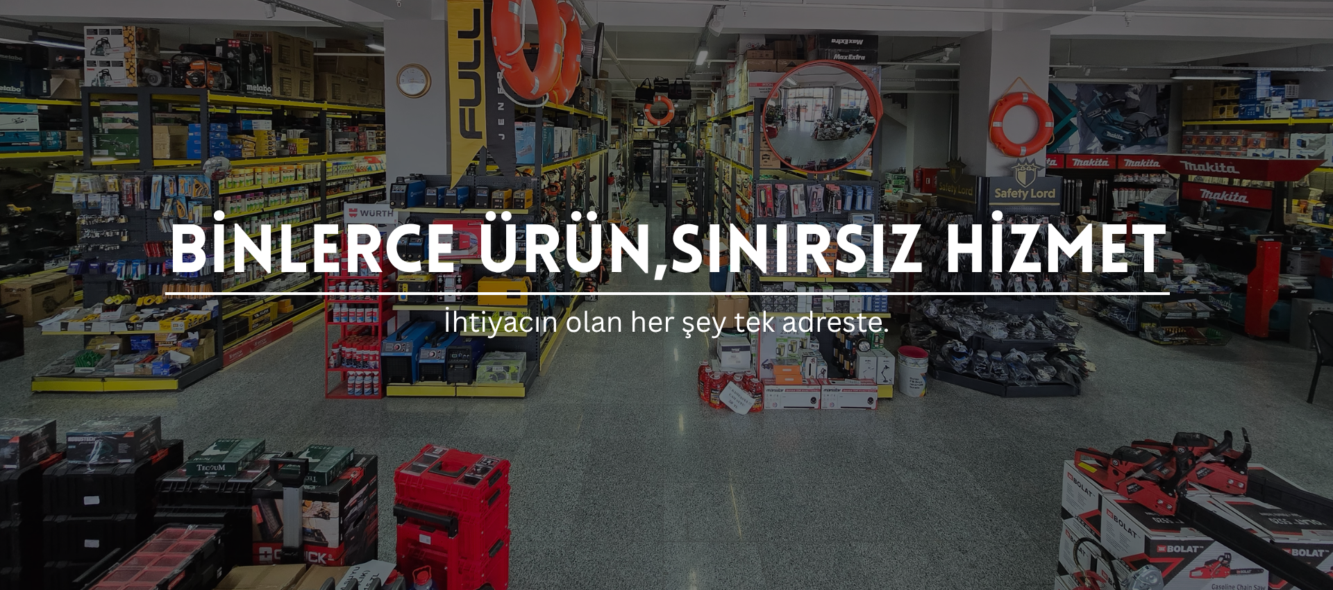 Binlerce Ürün, Sınırsız Hizmet
