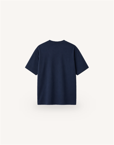 Bisiklet Yaka Kısa Kollu Modal Lacivert Basic T-shirt