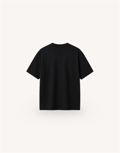 Bisiklet Yaka Kısa Kollu Modal Siyah Basic T-shirt