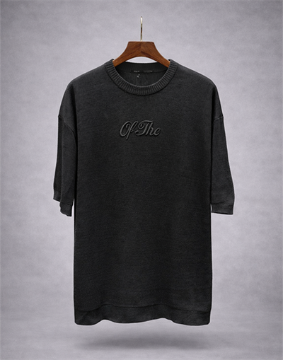 Kısa Kollu Baskılı Siyah T-shirt