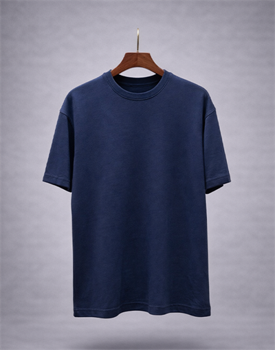 Bisiklet Yaka Kısa Kollu Modal Lacivert Basic T-shirt