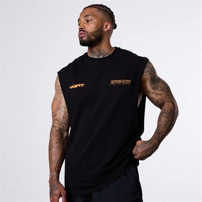 Top Tank Orange Black Atlet