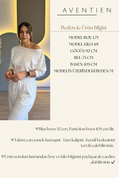 Kayık Yaka Modal Kumaş Takım
