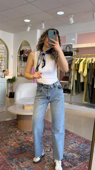 Taşlı Jean 