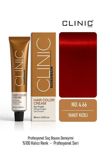 Clinic Saç Boyası 4.66 - Yakut Kızılı