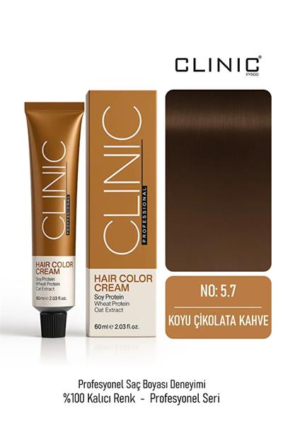 Clinic Saç Boyası 5.7 - Koyu Çikolata Kahve