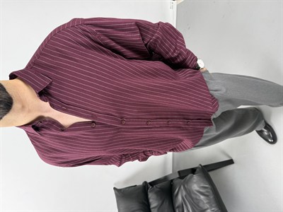 ÇİZGİLİ OVERSİZE GÖMLEK