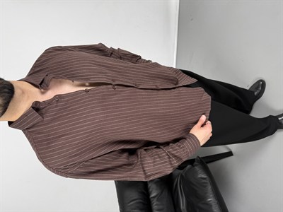 ÇİZGİLİ OVERSİZE GÖMLEK
