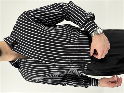 Çizgili Pamuklu Regular Fit Gömlek