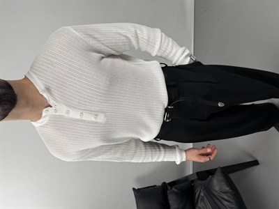 HENLEY YAKA OLD MONEY TRİKO UZUN KOL