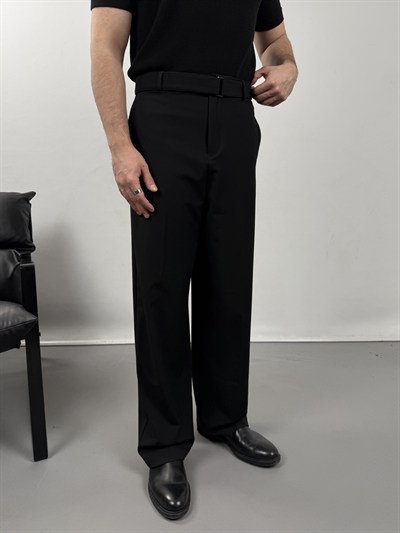 KEMERLİ DÖKÜMLÜ PANTOLON OLD MONEY