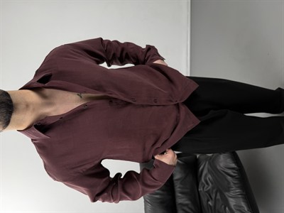 MODAL KUMAŞ OVERSİZE GÖMLEK
