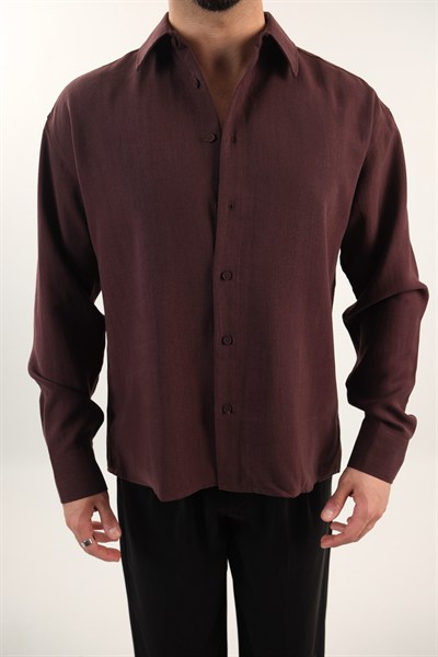 Modal Kumaş Oversize Gömlek