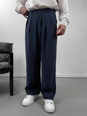 MODAL KUMAŞ YIKAMALI DÖKÜMLÜ PANTOLON