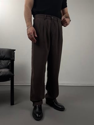 MODAL KUMAŞ YIKAMALI DÖKÜMLÜ PANTOLON