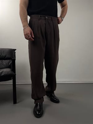 MODAL KUMAŞ YIKAMALI DÖKÜMLÜ PANTOLON