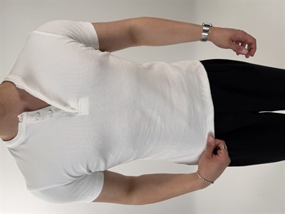 Ribanalı Henley Yaka Tişört