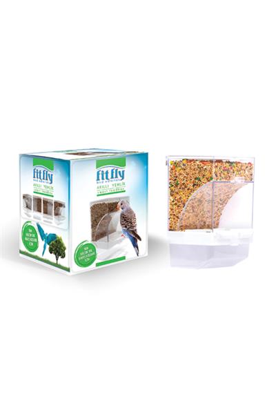 Akıllı Yemlik Küçük Irk Kuşlar İçin en : 10.1 yük: 15 derinlik :8.6 cm