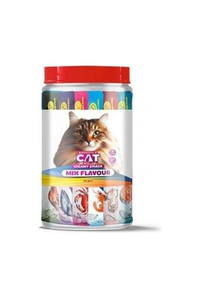 Cat Sıvı Kedi Ödülü Karışık 6 Çeşit 30 x 15 gr