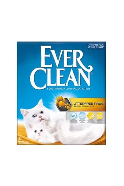 Litterfree Paws İz Bırakmayan Kedi Kumu Yavru ve Uzun Tüylü Kediler için İdeal 10 Lt