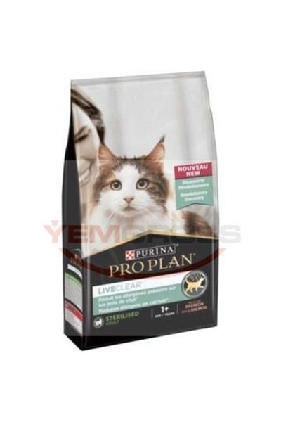 Liveclear Somonlu Alerjen Azaltan Kısırlaştırılmış Kedi Maması 1,4 Kg