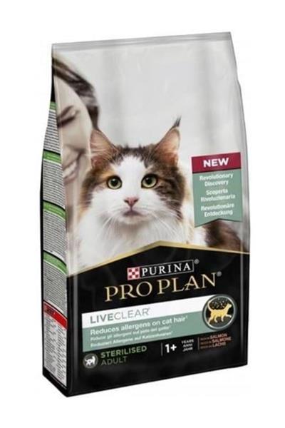 Liveclear Somonlu Alerjen Azaltan Kısırlaştırılmış Kedi Maması 1,4 Kg