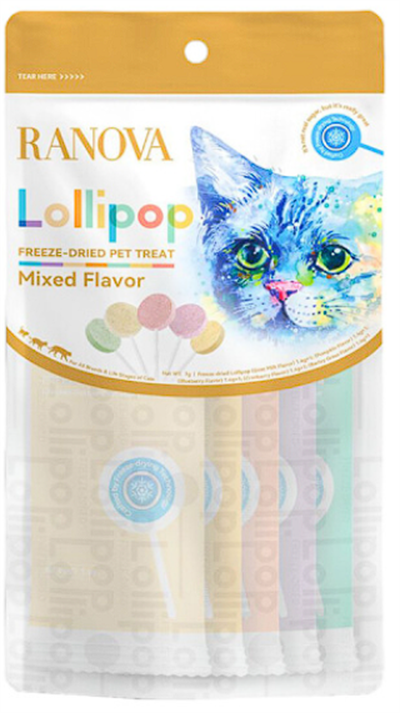 Lolipop Karışık Çeşitli Kedi Ödül Maması 1,4 gr 5li
