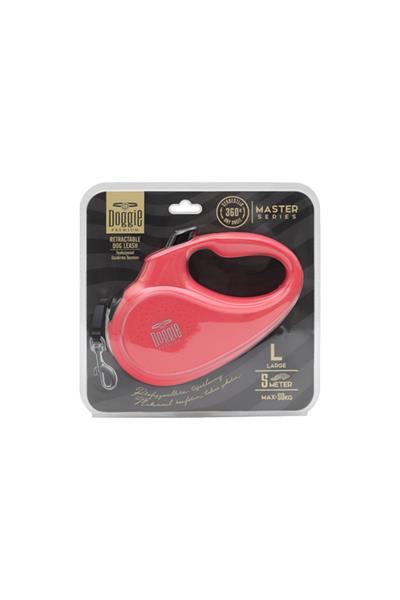 Master Otomatik Köpek Uzatma Tasması TR-Small-Pembe-15 Kg 5 Mt