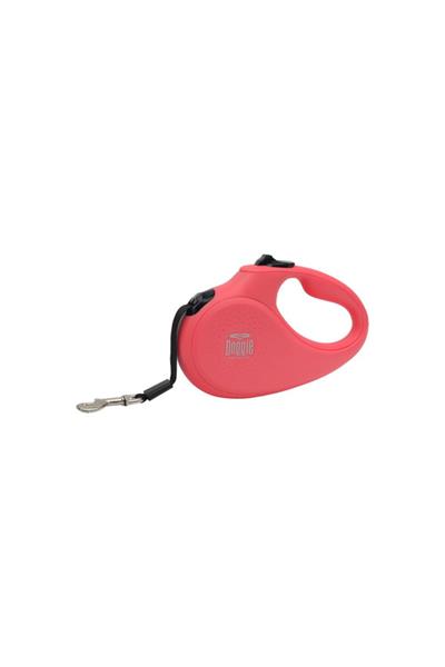 Master Otomatik Köpek Uzatma Tasması TR-Small-Pembe-15 Kg 5 Mt