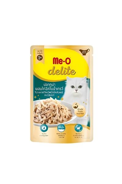 Meo Delite Ton Balıklı ve Tavuklu Pouch Yetişkin Konserve Kedi Maması 1 Adet-70 Gr