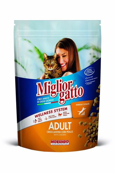 Mıglıorgatto Yetişkin Kedi Maması-tavuklu 400 gr - Croquettes Chıcken