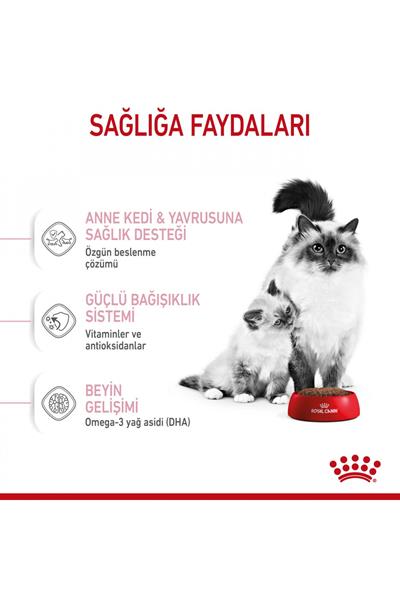 Mother&babycat Gebe/laktasyondaki Anne Ve Yavru Kedi Için Kuru Kedi Maması 4kg