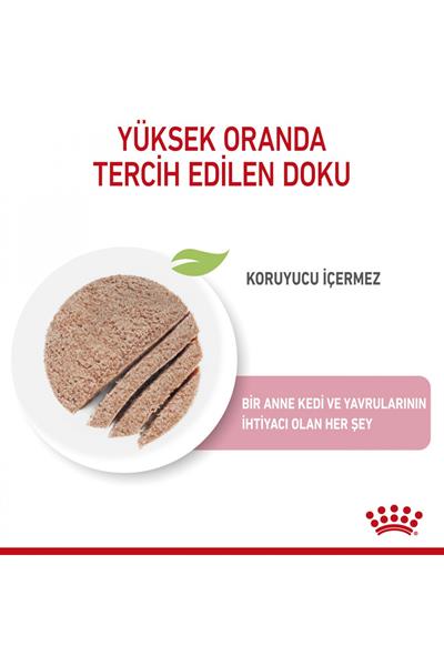 Mother&babycat Gebe/laktasyondaki Anne Ve Yavru Kedi Için Kedi Konservesi 195g